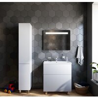  AM.PM Тумба под умывальник Gem 75 M90FSX07522WG32 (2 ящика, белый) - Превью изображения №3 — Интернет-магазин Time-Shop