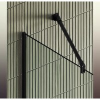 Душевая стенка MaybahGlass 195x89 MGD-689-6у (прозрачное стекло/черный) - Превью изображения №2 — Интернет-магазин Time-Shop