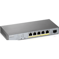 Управляемый коммутатор 2-го уровня Zyxel GS1350-6HP - Превью изображения №4 — Интернет-магазин Time-Shop