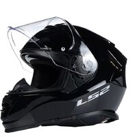 Мотошлем LS2 FF800 Storm Solid (L, черный) - Превью изображения №5 — Интернет-магазин Time-Shop