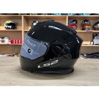 Мотошлем LS2 FF800 Storm Solid (L, черный) - Превью изображения №11 — Интернет-магазин Time-Shop