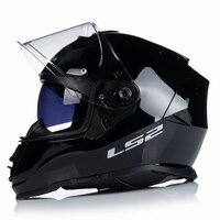 Мотошлем LS2 FF800 Storm Solid (L, черный) - Превью изображения №7 — Интернет-магазин Time-Shop