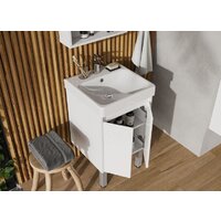  Акватон Тумба под умывальник Сканди Doors 45 1A278701SD010 (белый) - Превью изображения №7 — Интернет-магазин Time-Shop