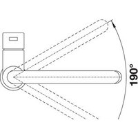 Смеситель Blanco Candor-S 523121 (нержавеющая сталь) - Превью изображения №5 — Интернет-магазин Time-Shop