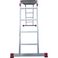 Лестница-трансформер Новая высота NV 333 с помостом профессиональная 4x4 ступени - Превью изображения №4 — Интернет-магазин Time-Shop