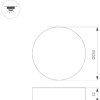 Светильник-тарелка Arlight SP-RONDO-R250-30W 022232(2) - Превью изображения №6 — Интернет-магазин Time-Shop