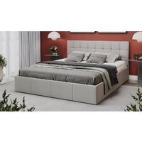 Кровать Трия Эмма с ПМ 160x200 (велюр Confetti Silver) - Превью изображения №4 — Интернет-магазин Time-Shop