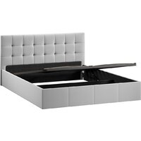 Кровать Трия Эмма с ПМ 160x200 (велюр Confetti Silver) - Превью изображения №2 — Интернет-магазин Time-Shop