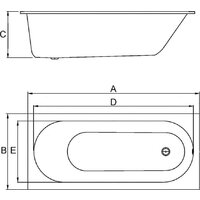 Ванна Alba Spa Supreme 180x80 - Превью изображения №3 — Интернет-магазин Time-Shop