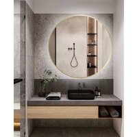 EMZE 90 LED.UV.90.90.AUR.MOTION (золотой с УФ-окантовкой и подсветкой)