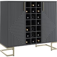 Involux Неаполь 233H211 (графит/черный матовый/золото)