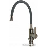 Кухонная мойка БелЭворс Mila L + смеситель W74004-9 + дозатор L405-1 (серый/сатин) - Превью изображения №2 — Интернет-магазин Time-Shop