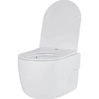 Унитаз подвесной Roxen Porto 530155-01 Rimless Soft Close - Превью изображения №6 — Интернет-магазин Time-Shop