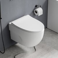 Унитаз подвесной Roxen Porto 530155-01 Rimless Soft Close - Превью изображения №13 — Интернет-магазин Time-Shop