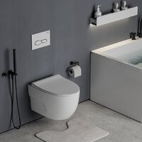 Унитаз подвесной Roxen Porto 530155-01 Rimless Soft Close - Превью изображения №14 — Интернет-магазин Time-Shop