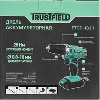 Дрель-шуруповерт Trustfield ETCD-18.1.1 (с 1-им АКБ) - Превью изображения №8 — Интернет-магазин Time-Shop