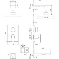 Душевая система  Lemark LM5822CW - Превью изображения №2 — Интернет-магазин Time-Shop