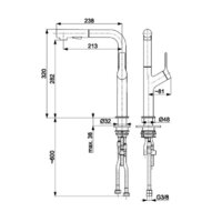Смеситель Armatura Duero Design 6623-220-31 - Превью изображения №2 — Интернет-магазин Time-Shop