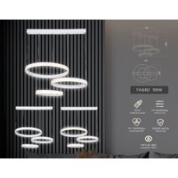 Подвесная люстра Ambrella light Acrylica FA6161 - Превью изображения №7 — Интернет-магазин Time-Shop