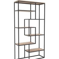 Hype Mebel Зиг-Заг-2 120x200 (черный/дуб галифакс натуральный)