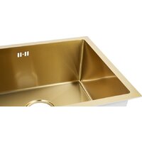 Кухонная мойка ARFEKA ECO AR 450*450 GOLD PVD NANO - Превью изображения №4 — Интернет-магазин Time-Shop
