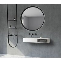  Abber Тумба с умывальником Stein AS2649-1.2 (подвесной, белый матовый) - Превью изображения №4 — Интернет-магазин Time-Shop