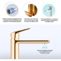 Смеситель Wellsee ICON! for life 182309000, отдельностоящий (розовое золото) - Превью изображения №2 — Интернет-магазин Time-Shop