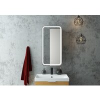 Континент Шкаф с зеркалом Elliott Led 40х80 L - Превью изображения №6 — Интернет-магазин Time-Shop