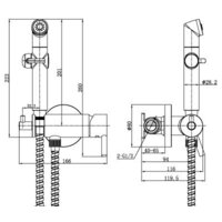 Гигиенический душ Lemark Solo LM7166C - Превью изображения №2 — Интернет-магазин Time-Shop