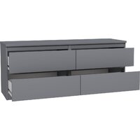 Тумба Mio Tesoro Кастор 4 ящика 2.03.03.100.4 (серый) - Превью изображения №3 — Интернет-магазин Time-Shop