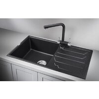 Кухонная мойка Granula GR-8601 (черный) - Превью изображения №2 — Интернет-магазин Time-Shop