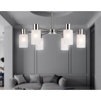 Подвесная люстра Ambrella light TR9572/6 SN (сатин) - Превью изображения №6 — Интернет-магазин Time-Shop