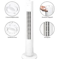 Колонный вентилятор Clatronic TVL 3770 (белый) - Превью изображения №4 — Интернет-магазин Time-Shop