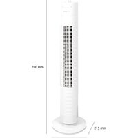 Колонный вентилятор Clatronic TVL 3770 (белый) - Превью изображения №6 — Интернет-магазин Time-Shop