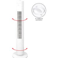 Колонный вентилятор Clatronic TVL 3770 (белый) - Превью изображения №3 — Интернет-магазин Time-Shop