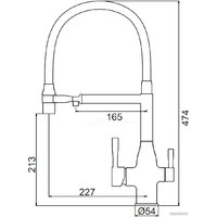 Смеситель FRAP F4398 - Превью изображения №2 — Интернет-магазин Time-Shop