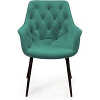 Стул с подлокотниками Ваш день Archi Barkhat 19 (зеленый) - Превью изображения №2 — Интернет-магазин Time-Shop