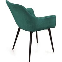 Стул с подлокотниками Ваш день Archi Barkhat 19 (зеленый) - Превью изображения №6 — Интернет-магазин Time-Shop