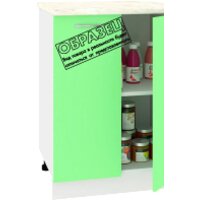 Шкаф напольный Кортекс-мебель Корнелия Лира НШ60р (дуб сонома/королевский опал) - Превью изображения №5 — Интернет-магазин Time-Shop