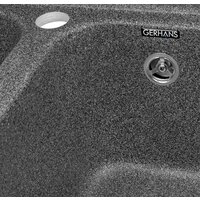 Кухонная мойка Gerhans C02 (графит) - Превью изображения №5 — Интернет-магазин Time-Shop