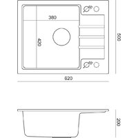 Кухонная мойка Quadron HCQP6250BLMPC - Превью изображения №3 — Интернет-магазин Time-Shop
