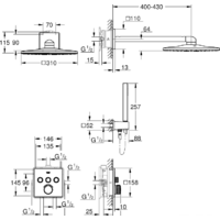 Душевая система  Grohe SmartControl 34712000 - Превью изображения №2 — Интернет-магазин Time-Shop