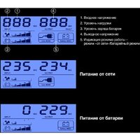 Источник бесперебойного питания ExeGate Smart LB-650.LCD.AVR.2SH.USB - Превью изображения №4 — Интернет-магазин Time-Shop