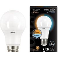 Gauss E27 10 Вт 2700 K [102502110-T]