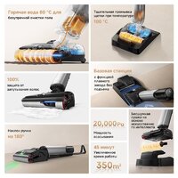Вертикальный моющий пылесос Trouver Wet and Dry Vacuum X4 Pro - Превью изображения №21 — Интернет-магазин Time-Shop