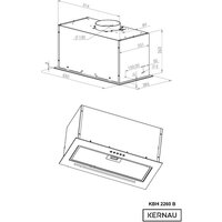Кухонная вытяжка Kernau KBH 2260 B - Превью изображения №4 — Интернет-магазин Time-Shop