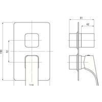 Смеситель без скрытого механизма Deante Hiacynt BXY NQHM - Превью изображения №2 — Интернет-магазин Time-Shop