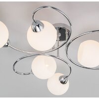 Припотолочная люстра Евросвет Tulia 30136/6 (хром) - Превью изображения №4 — Интернет-магазин Time-Shop