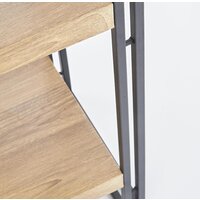 Стеллаж Halmar Bolivar Reg-1 (дуб золотой/черный) - Превью изображения №5 — Интернет-магазин Time-Shop