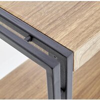 Стеллаж Halmar Bolivar Reg-1 (дуб золотой/черный) - Превью изображения №7 — Интернет-магазин Time-Shop